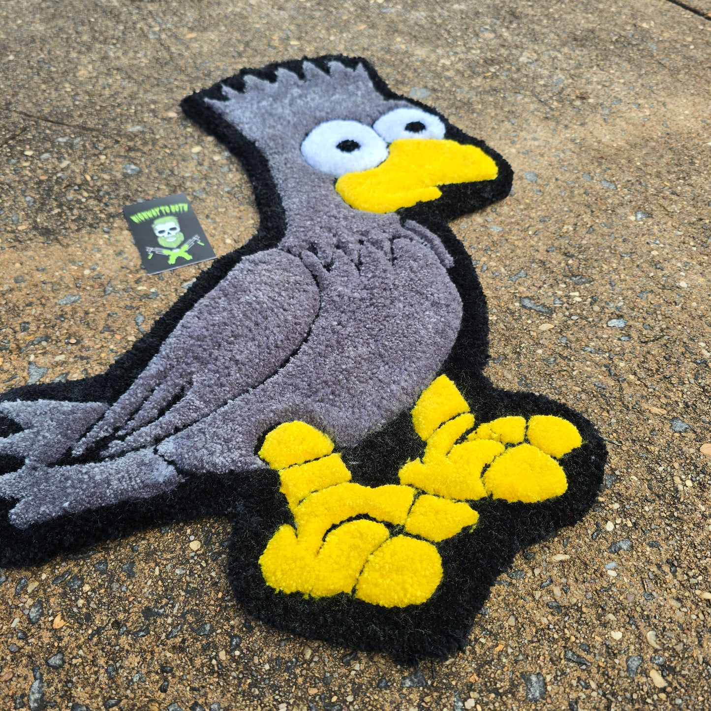 "Nevermore" Hand Tufted Rug