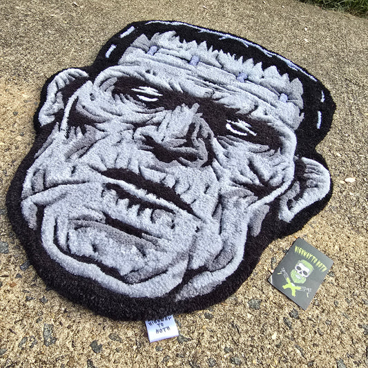 "Monster In Grey" Hand Tufted Rug