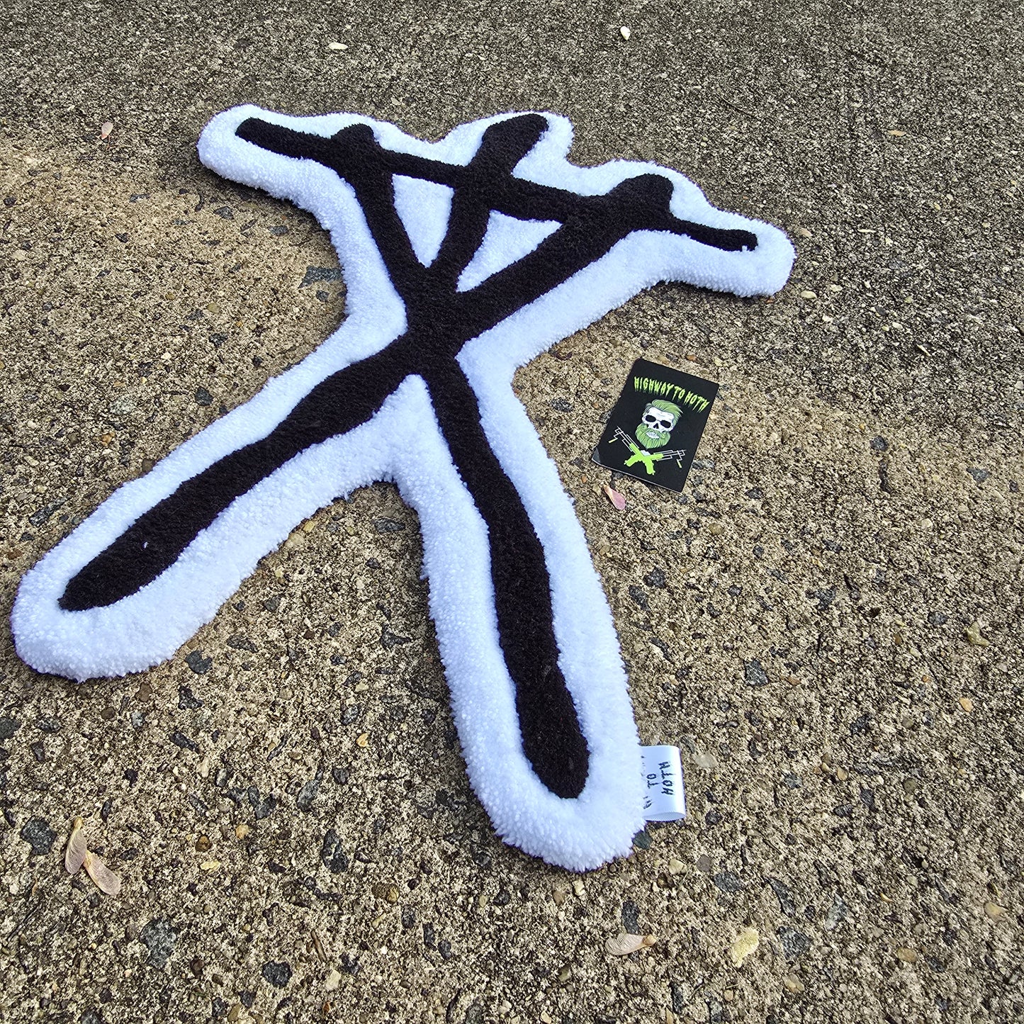 "A Witch Was Here" Hand Tufted Rug