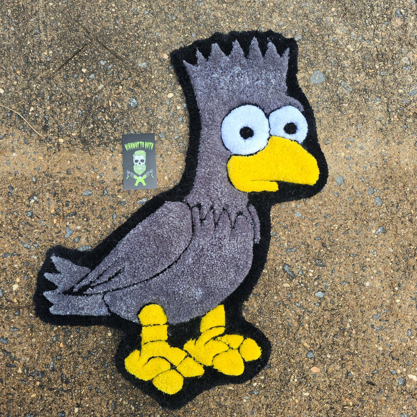 "Nevermore" Hand Tufted Rug