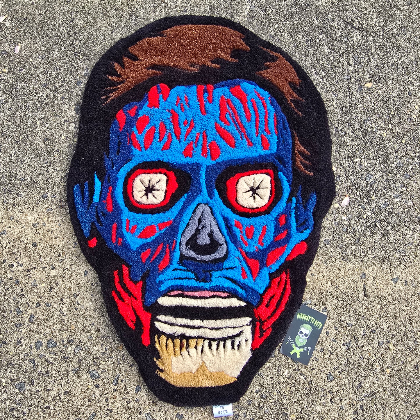 "OBEY" Hand Tufted Rug